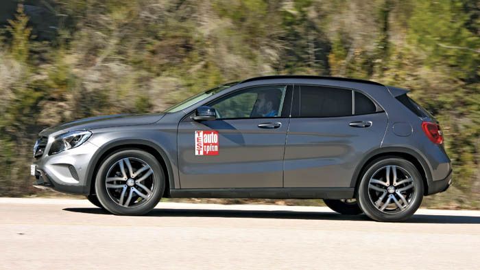 Η GLA 200 φορά το νεότερης γενιάς, αλουμινένιο και με άμεσο ψεκασμό, 1.600άρη turbo βενζινοκινητήρα της Mercedes. 